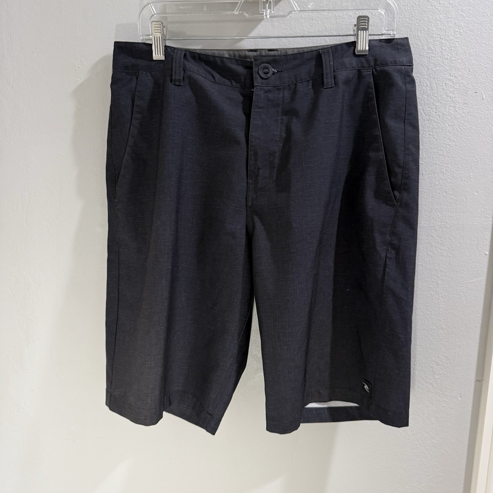 Rip Curl Boardwalks Mens Shorts Black Quick Dry Walkshorts Size 31